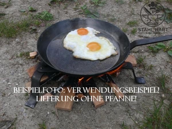 Dreibein für Pfannen und Töpfe (nicht zerlegbar)